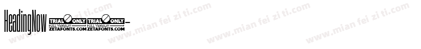 HeadingNow 56字体转换